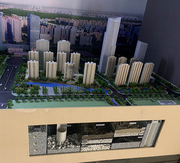 侯马市建筑模型